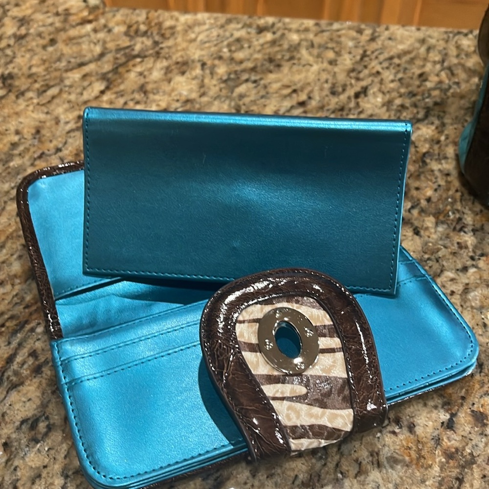 🔥Sale On Trend Leather purse with matching leather wallet - Picture 5 of 16